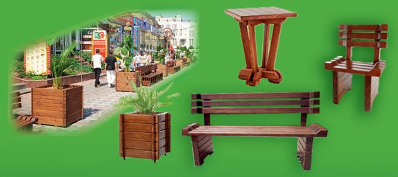 Парковая мебель - это лавки для городских парков, аллей и улиц